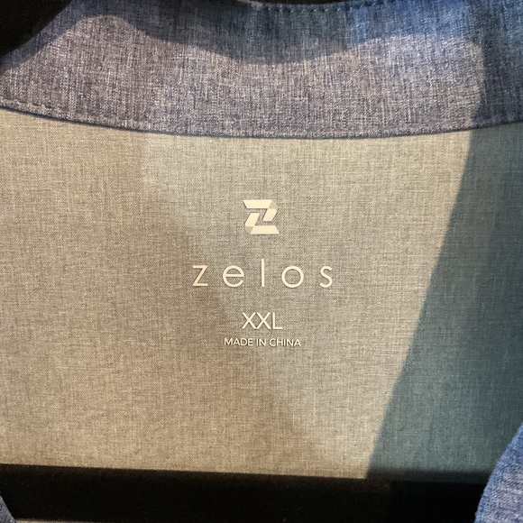 Zelos Short Sleeve Hybrid Shirt - XXL - Blue Eve - Picture 2 of 6